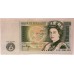 GREAT BRITAIN UK 1978 . ONE 1 POUND BANKNOTE . ERROR . MISSING ORANGE SIMULATION